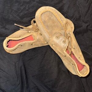 Twisted X Tan Leather Men's Boat Shoes